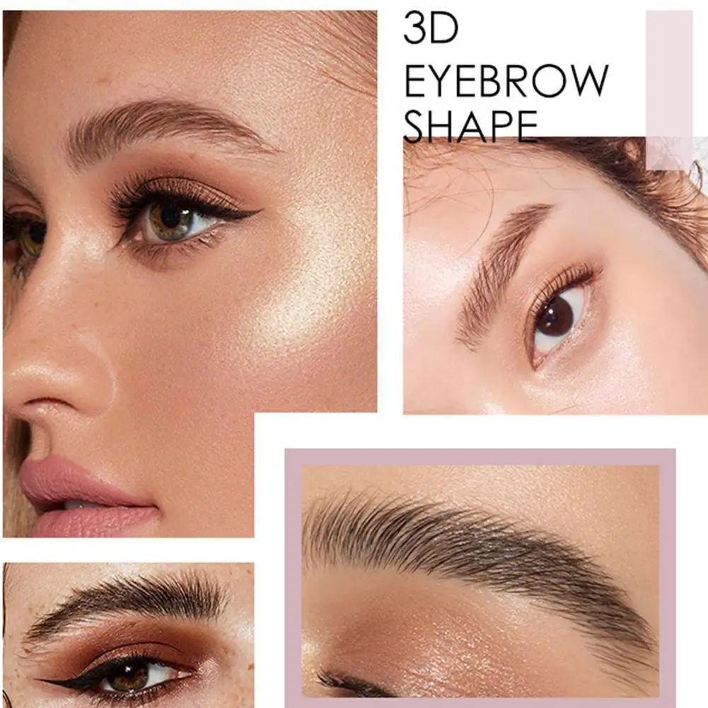 

Натуральная двухголовая водостойкая долговечная прозрачная кисть для бровей и бровей для женщин косметика для красоты глаз