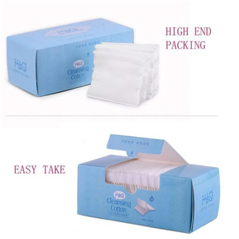 50 шт./пакет органические хлопковые накладки для лица очищающие лаки ногтей