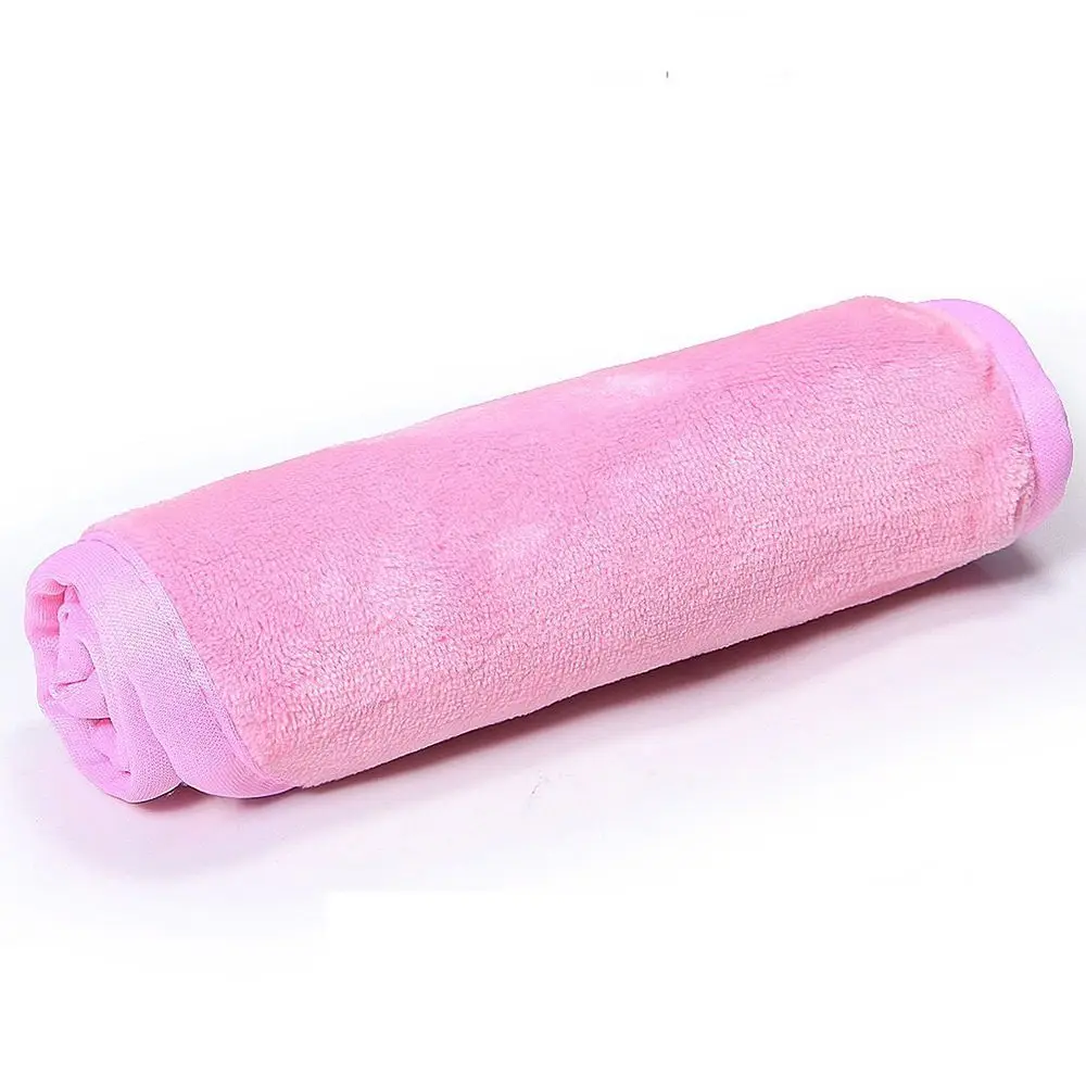 pink 40*17 см, средство для снятия макияжа, салфетка из микрофибры, инструмент для очистки лица, многоразовое полотенце для снятия макияжа, салфетка, инструмент для ухода за лицом - Color: pink