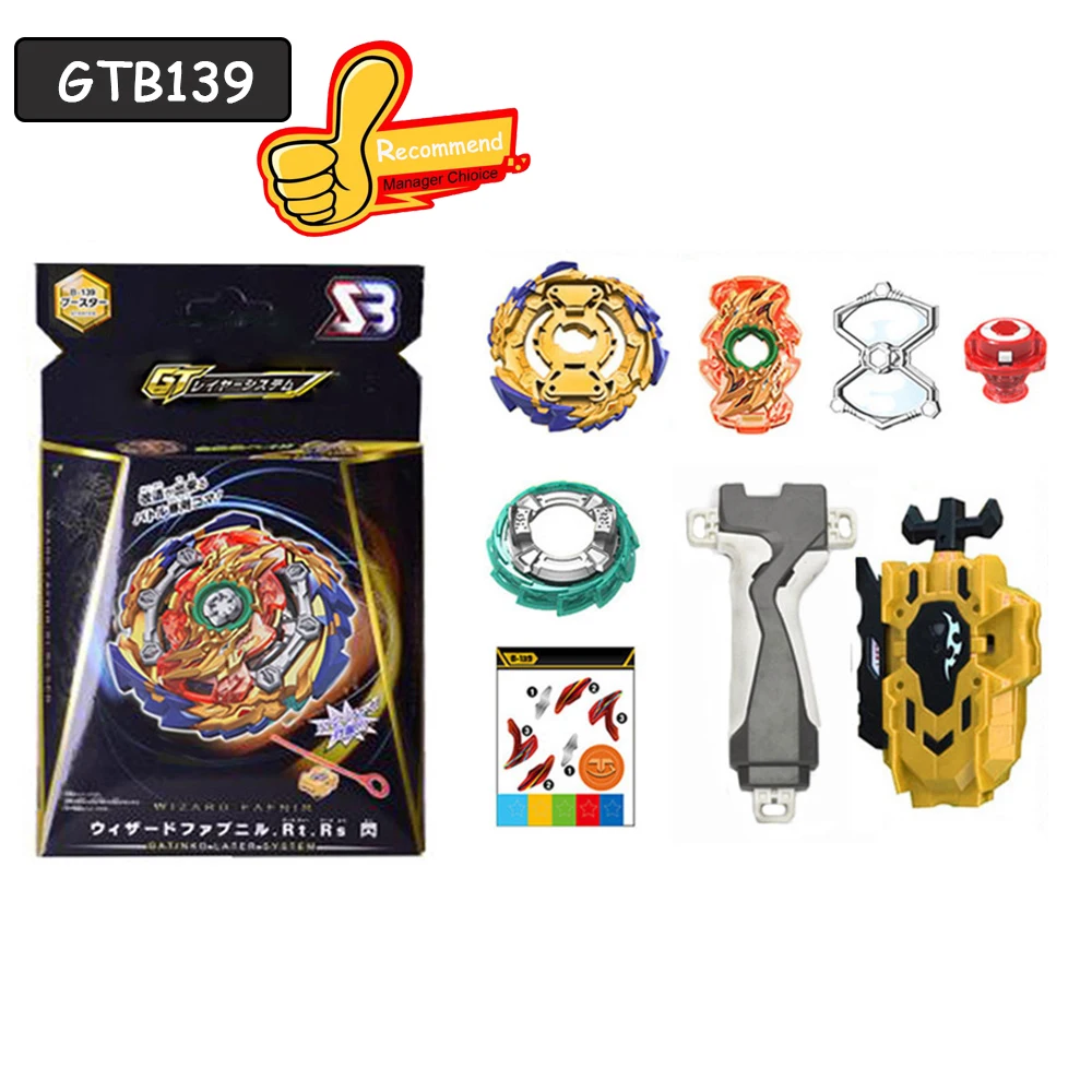 

SB Metal Fusion Beybleyd Burst Balblade B139 with Launcher Alloy Assemble Gyroscope Toys for Children