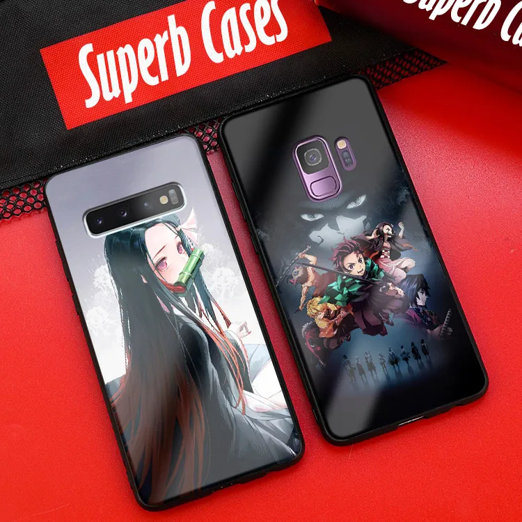 Мягкий силиконовый чехол для телефона с аниме Demon Slayer Kimetsu no Yaiba Samsung Galaxy S8 S9 S10e S10 S20