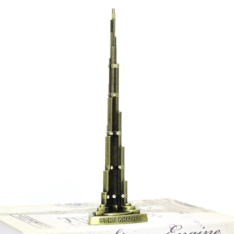 Модель здания Burj Khalifa из сплава Дубая украшение для дома туристические