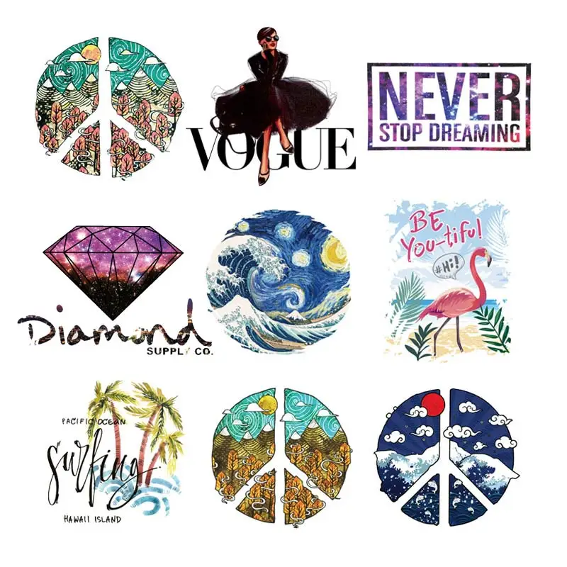 Термонаклейки на одежду железная нашивка для одежды Модные Качественные