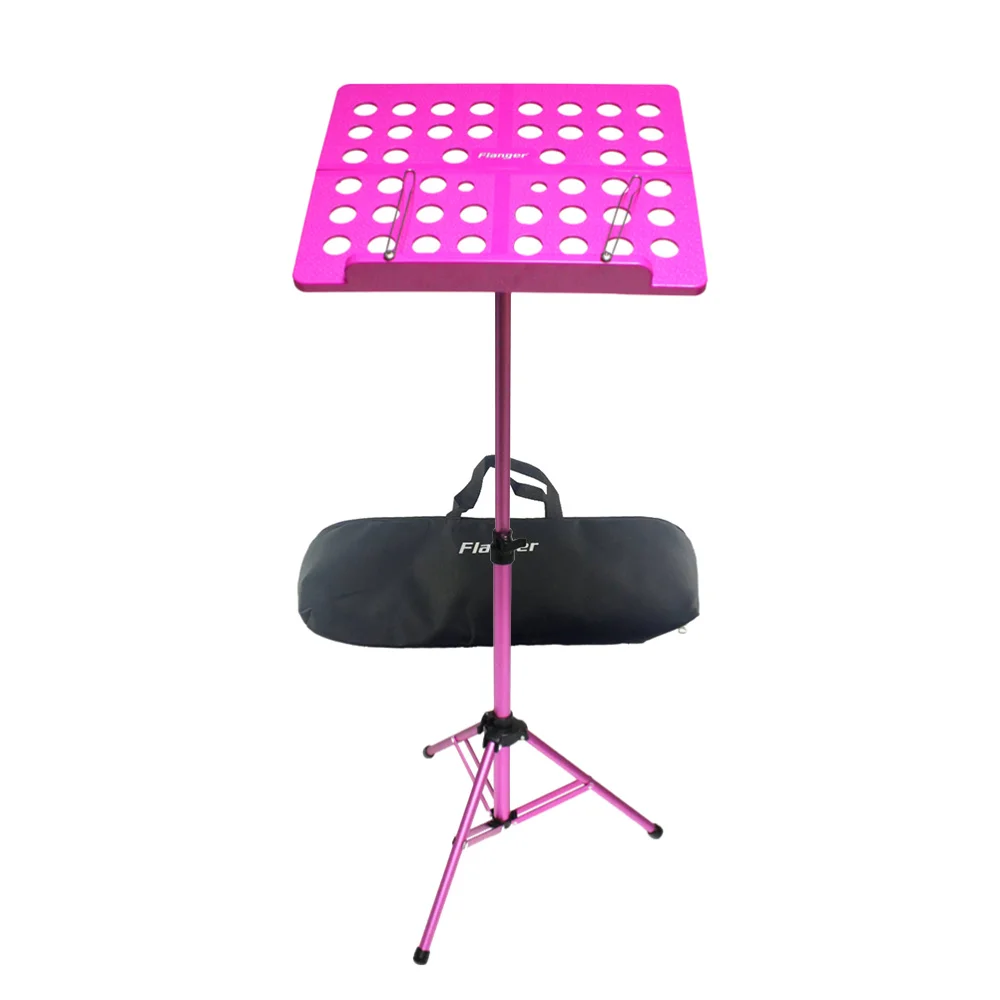 

Aluminum Alloy Sheet Tripod Stand Foldable Telescopic Stand Holder for Guitar Violin Saxophone (White)