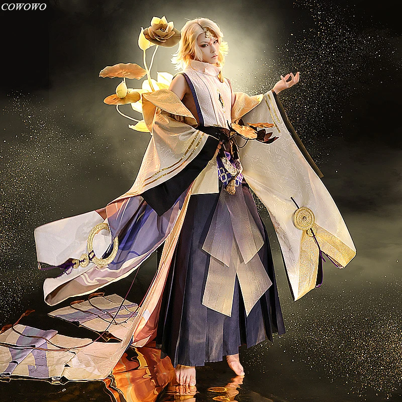 

Аниме! Onmyoji Magmatron SSR после пробуждения игровой костюм великолепное кимоно униформа Косплей Костюм Хэллоуин вечеринка наряд мужчины новинка