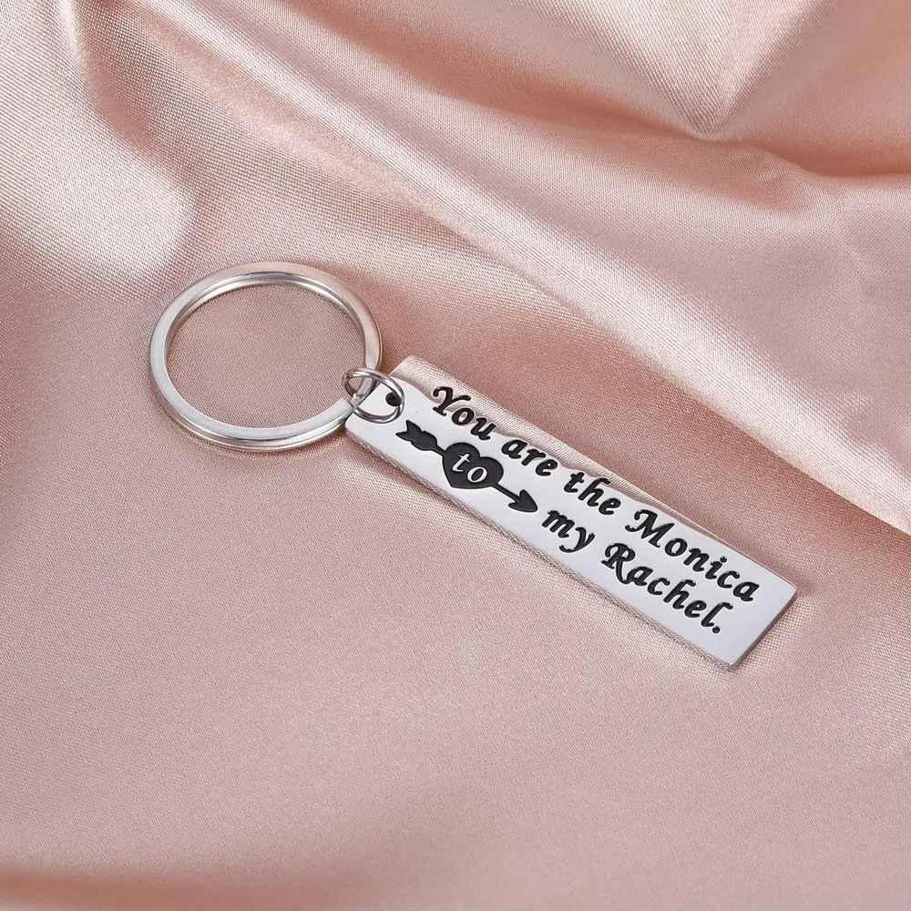 Брелок с дизайном друзья лучший друг подарки для женщин вы Рейчел моей Моники