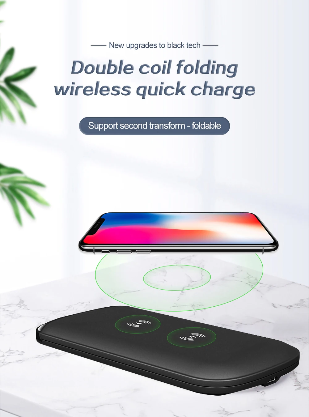 10 Вт Qi Беспроводная зарядная подставка для iPhone 11 Pro X XS MAX быстрая Беспроводная зарядная станция Док-станция для Xiaomi samsung Note 8 9 10