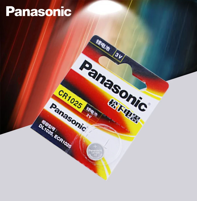 2PCS/LOT New Panasonic 100% Origina CR1025 CR 1025 3V Lithium Button Battery Coin Cell Batteries | Электроника