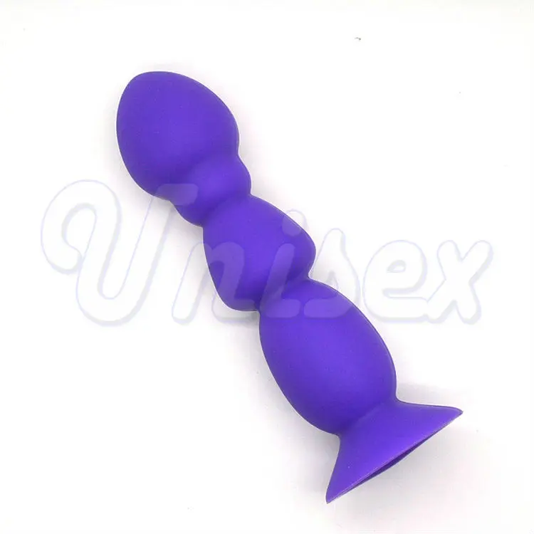 QUYUE конечная прочная средняя Анальная пробка с сильной присоской Вагина киска