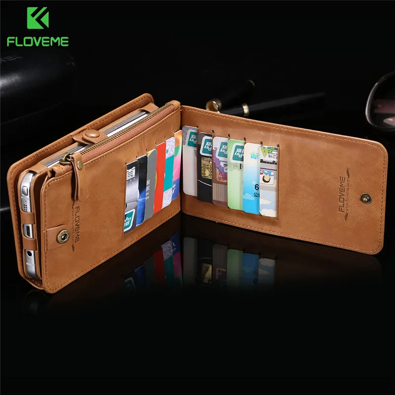Чехол Кошелек FLOVEME для Samsung Galaxy Note 20 Ultra 10 9 8 S20 S10 S9 S8 Plus S7 S6 Edge|case for samsung|case brandcase |