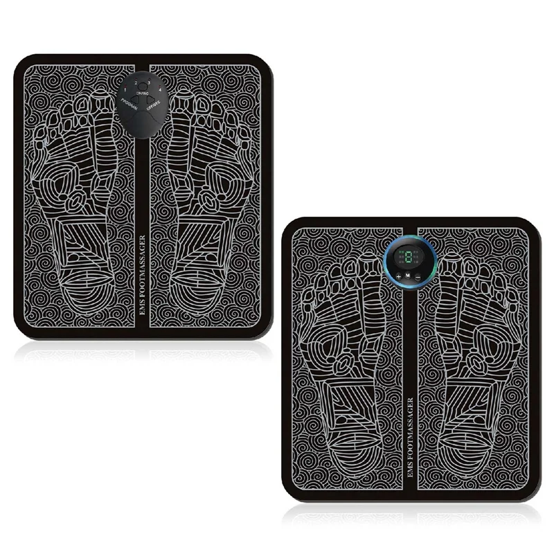 

Электрический EMS интеллигентая (ый) подушка для массажа ног коврик Акупунктура пульса зарядка через USB улучшает циркулирование крови снять ...