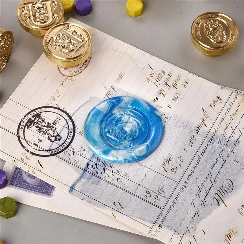 Retro Wax Stamp Sealing Custom Hobby Alphabet Letter Wood Seal Set Replace Copper Head Tools Post Decor | Дом и сад