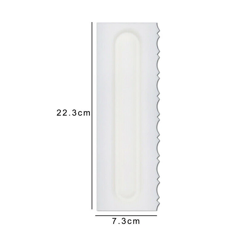Скребок для торта кондитерские инструменты края расческа украшения Гладкие 6
