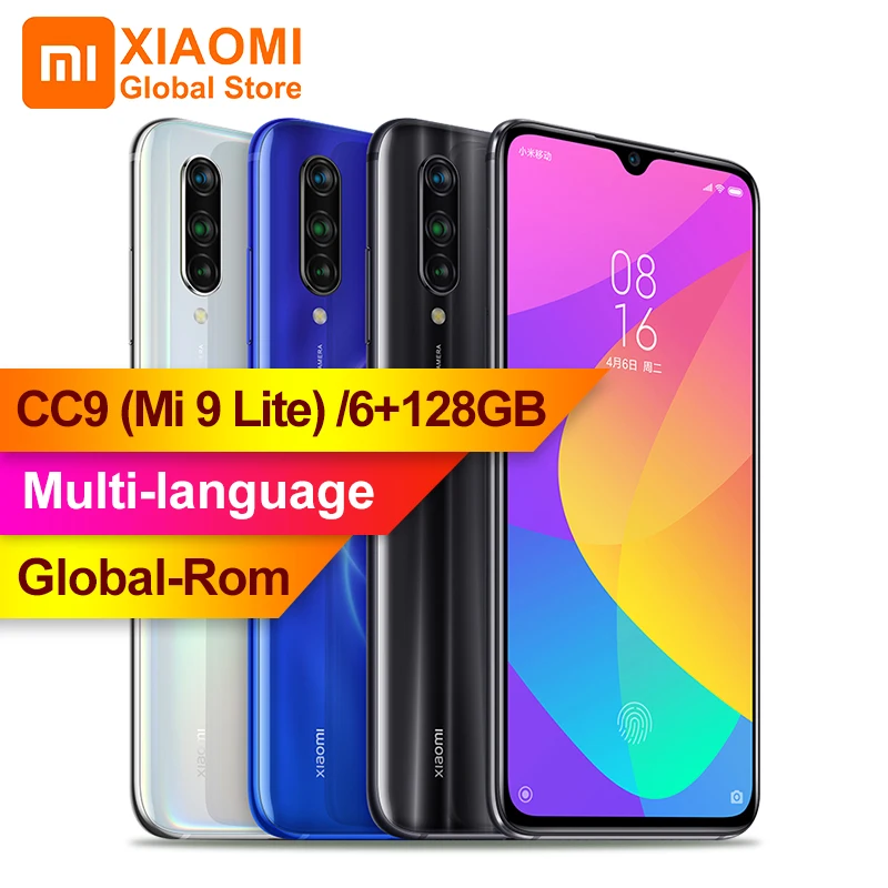 Xiaomi CC9 (Mi 9 Lite) смартфон с восьмиядерным процессором Snapdragon 710 ОЗУ 6 ГБ ПЗУ 128 39 дюйма 48
