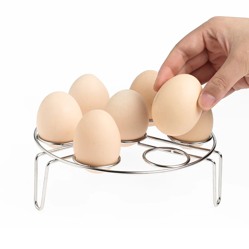 Нержавеющая сталь Яйца Пароход стеллаж Штабелируемый для Мгновенные обновления