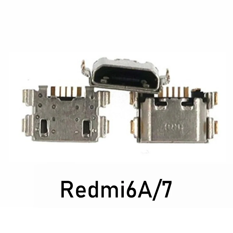 10-20 шт./лот USB-разъем для зарядного устройства разъем Xiaomi Mi Play / A2 Lite Redmi 6A 7 6 PRO |
