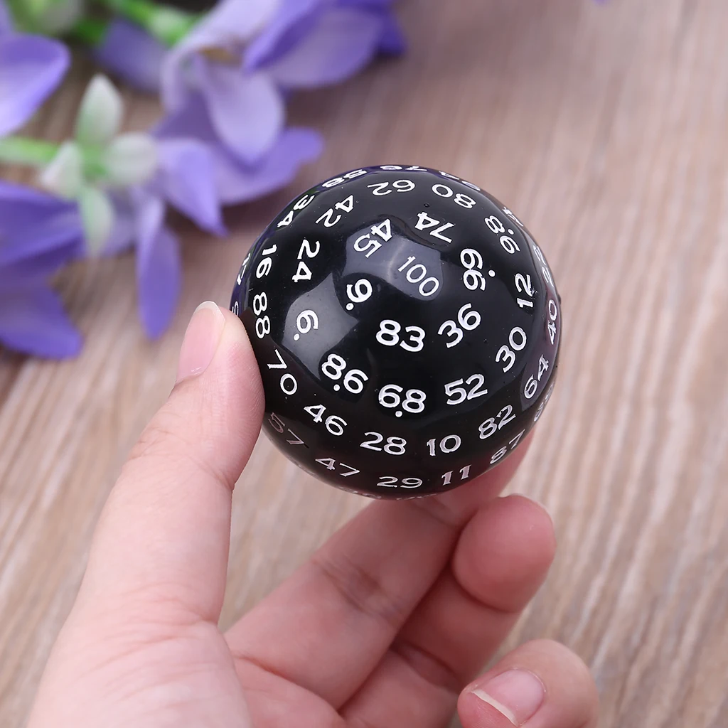 100 градиентные полигедрические игральные кости D100 многосторонняя зеркальная