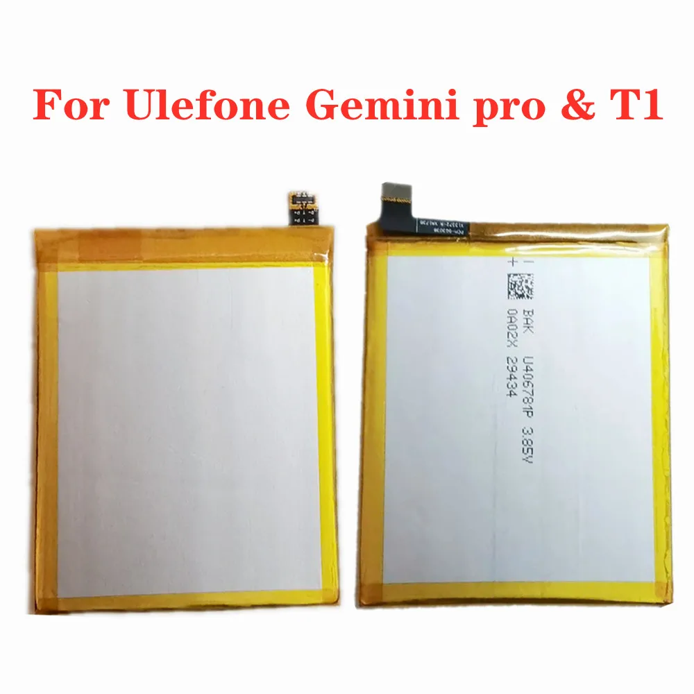 

100% New Original For Ulefone Gemini Pro / T1 3680mAh Parts Backup Replacement Battery