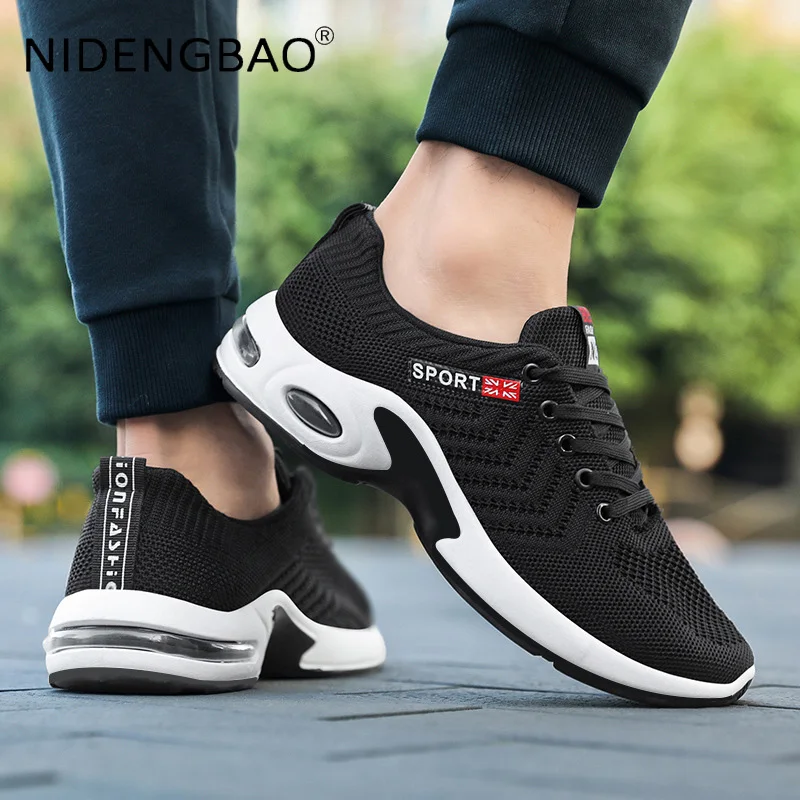 Men Sneakers 2021 Lightweight Breathable Outdoor Trekking Mountaineering Running Male Casual Sports Shoes Tenis Masculino