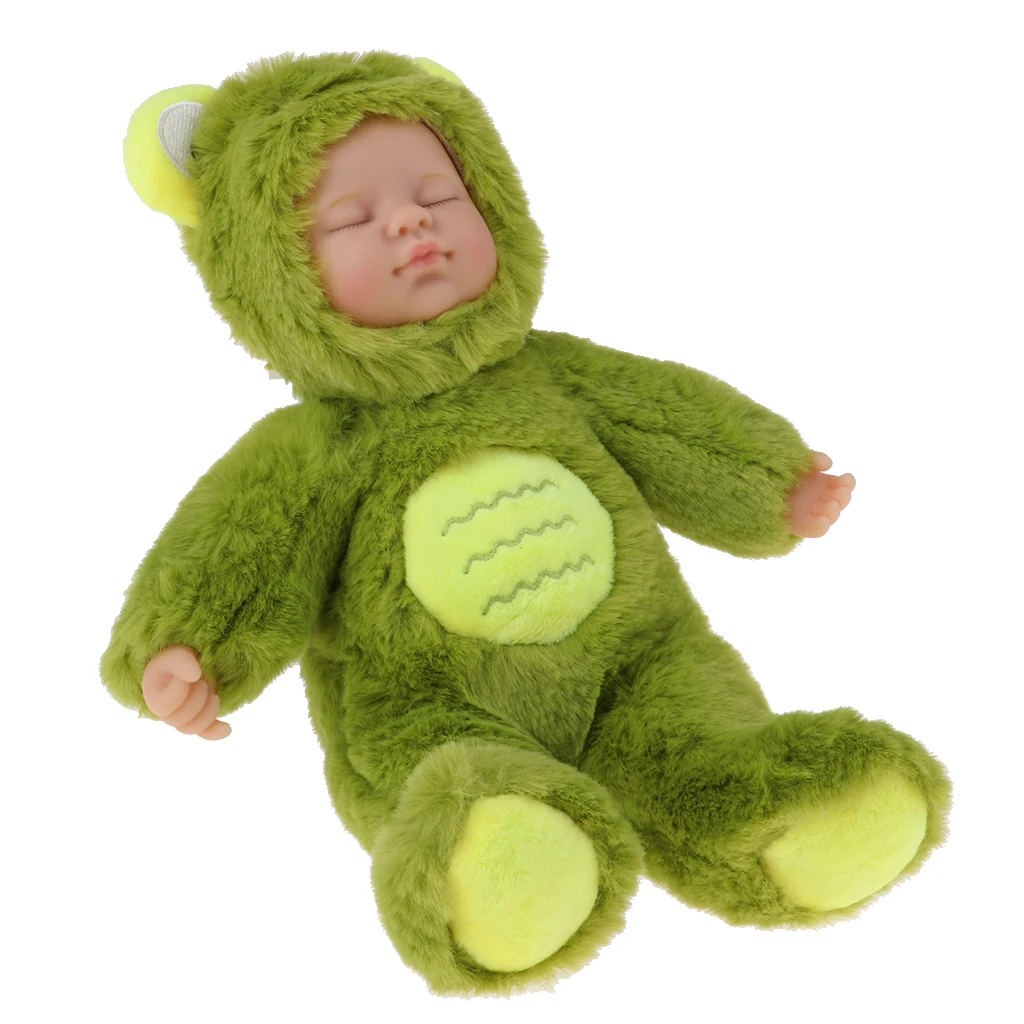 Милая имитация новорожденного спящего ребенка кукла для младенца реалистичные