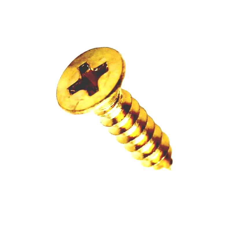 

Qty 100 M3 Phillips Flat Head Wood Screw Solid Brass