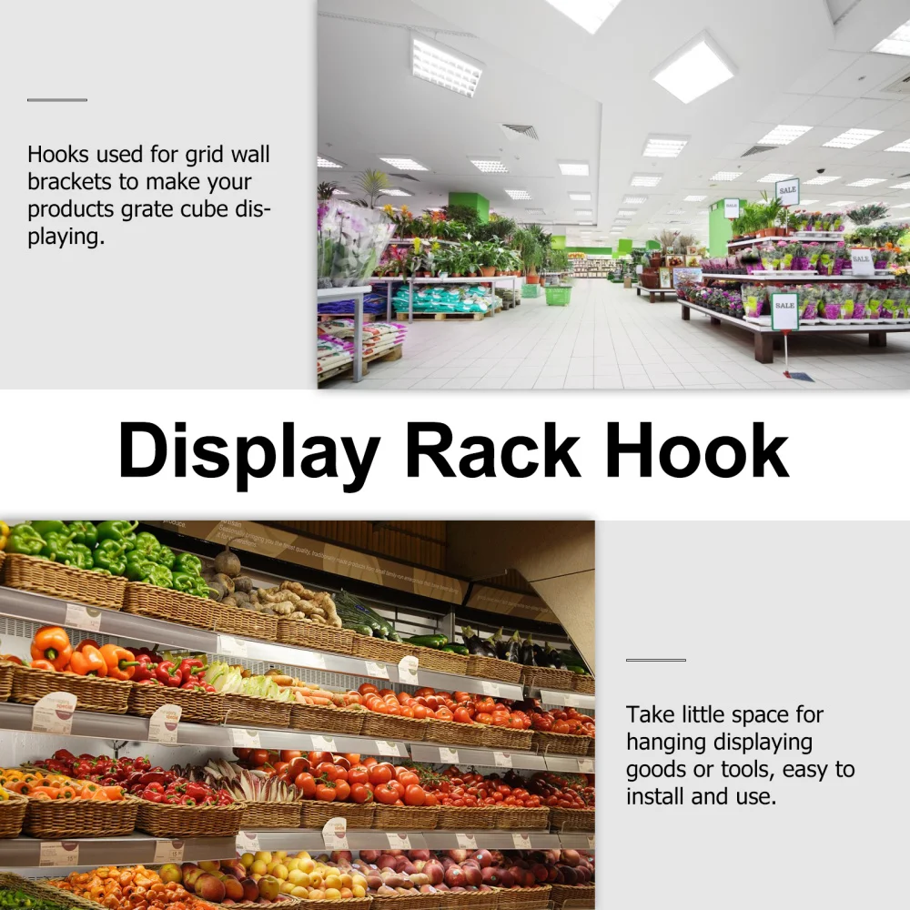 

146pcs/set Pegboard Hook Peg Hook Display Rack Hooking Tool Metal Hook with Tray