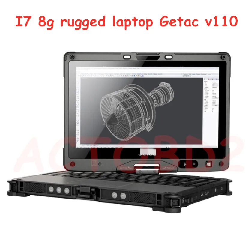 Ноутбук I7 8g бывший в употреблении ноутбук Getac v110 автомобильный диагностический