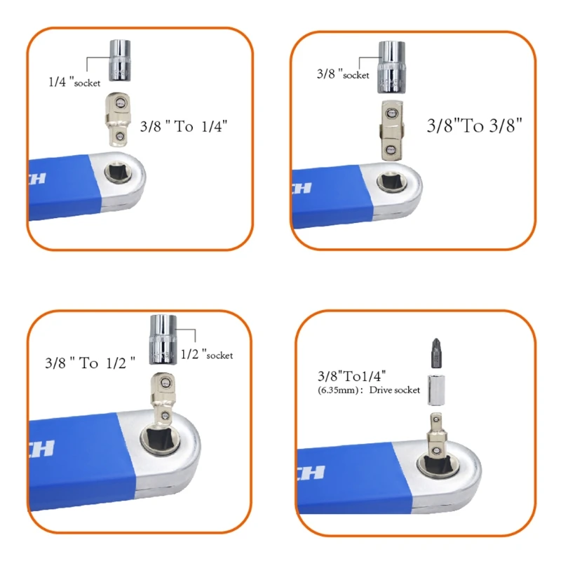 

Extension Wrench Home Car Repair Tool Extender Adaptor Extension Bar Handle Works With Socket Ratchet Wrench Impact Driver LX0D