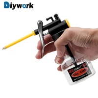 diywork 250ml high pressure oiler grease flex gun oil pump cans hand tools lubricator clear oil can