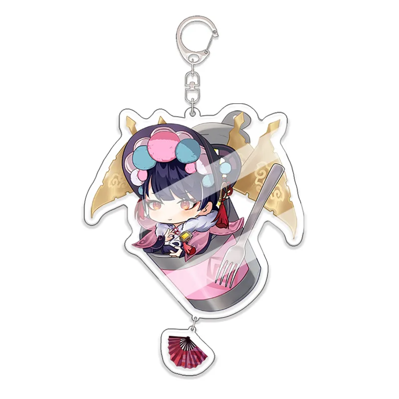 Игровой удар Shen He Yun Цзинь хутао Сяо каэдехара казуха Косплей акриловый брелок