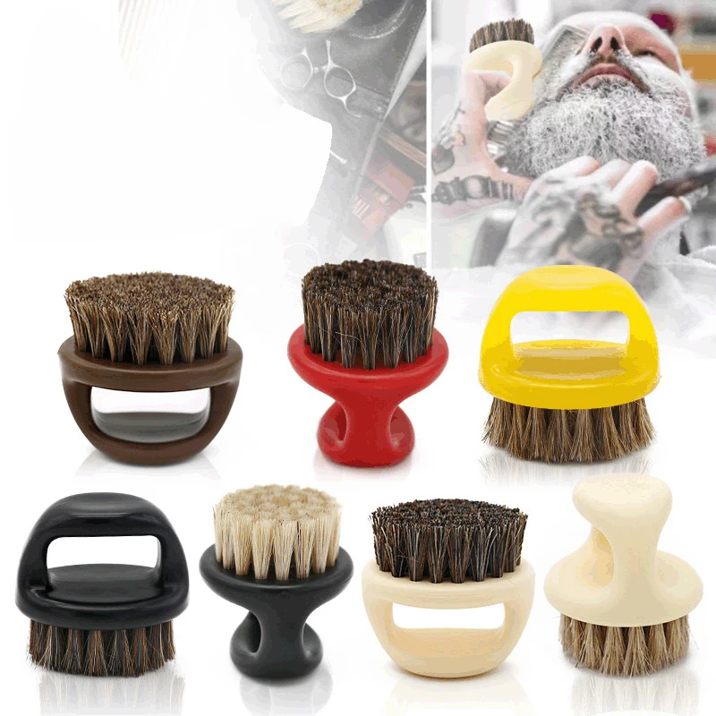 Портативный кольцо цирюльник щетка для бритья лошадь щетина волосы кисти