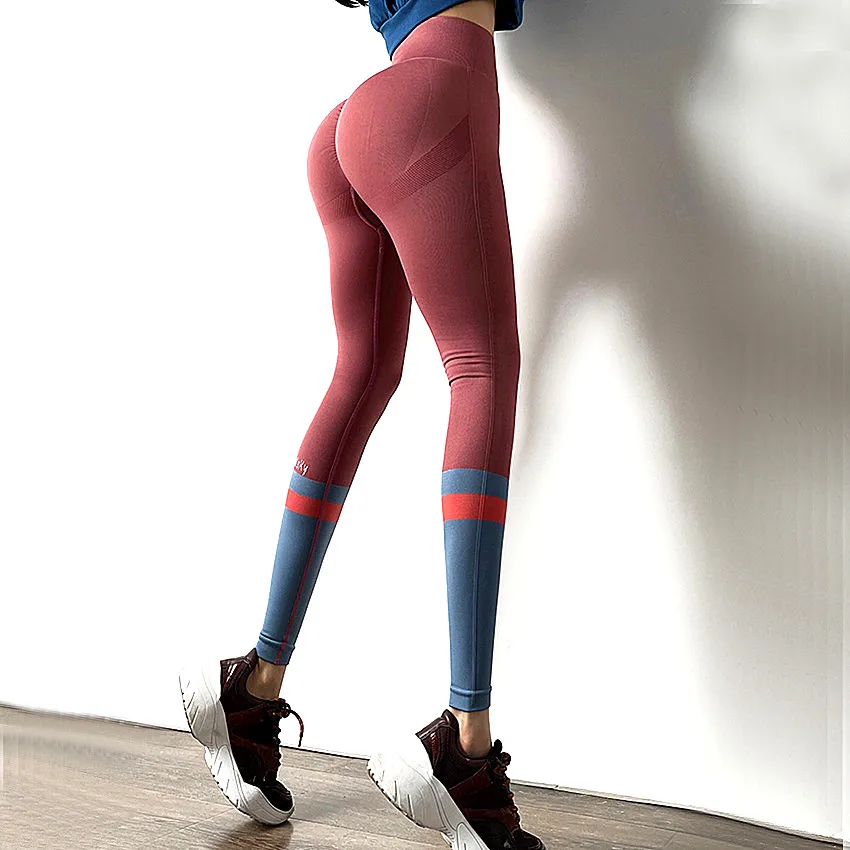 

Леггинсы женские бесшовные с высокой талией для занятий спортом