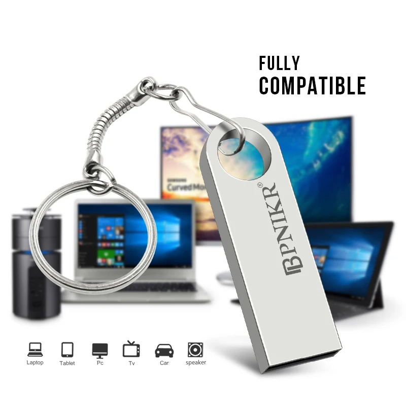 

Wholesale metal usb flash drive 64GB 32GB 16GB 8GB usb stick portable cle usb 128GB flash drive USB pendrive Storage flash disk