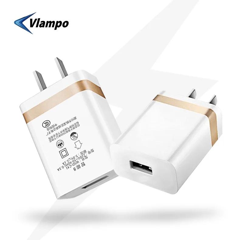 VLAMPO 5V2A штепсельная розетка для США и ЕС быстрая зарядка универсальное умное