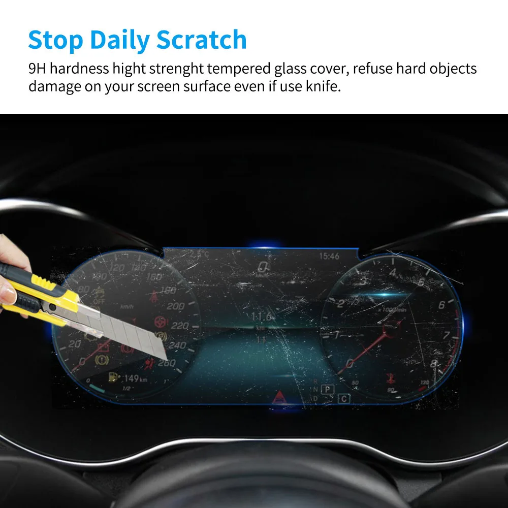 Защитная пленка для экрана автомобильной приборной панели Mercedes W205 W246 X156 W117 B C Class