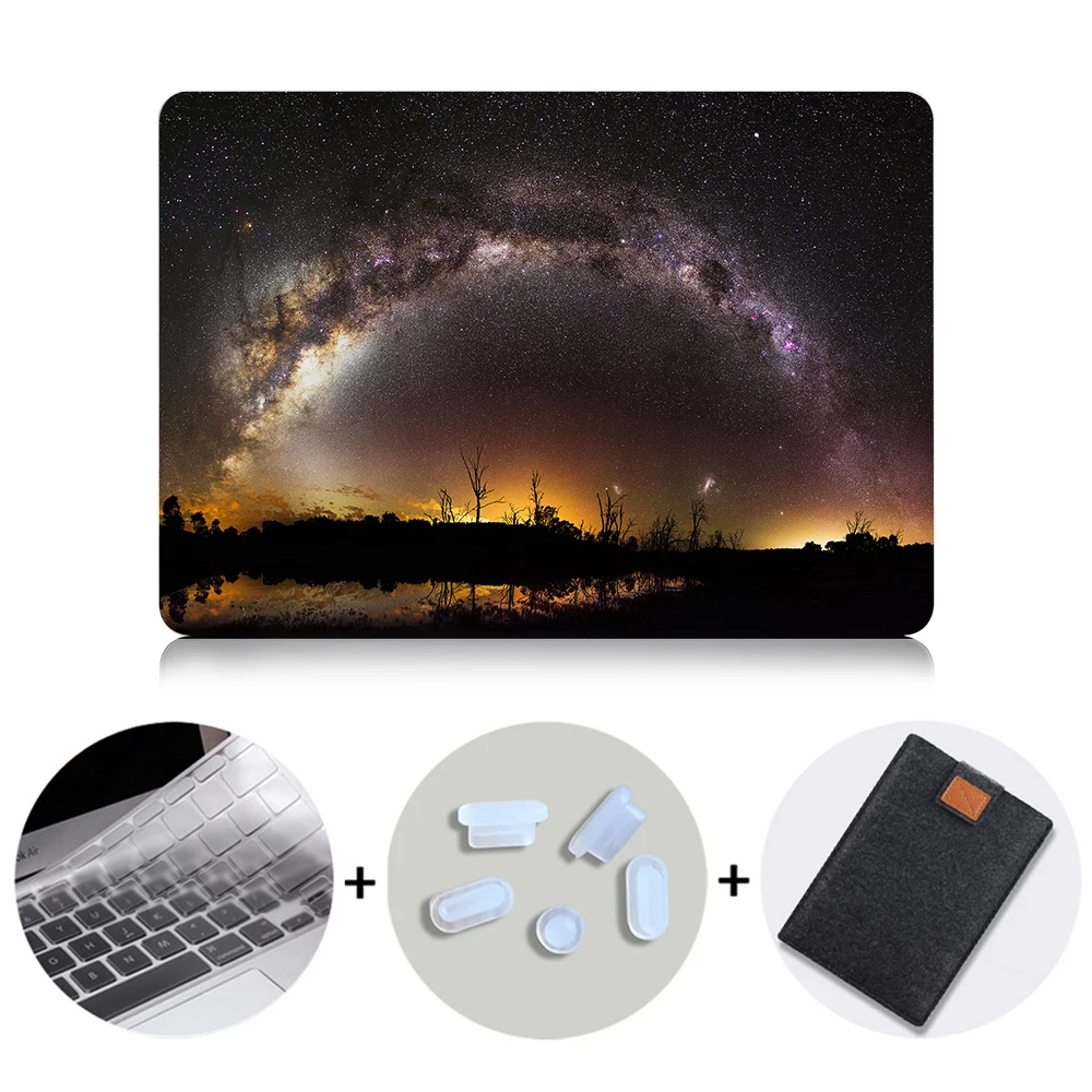 Чехол MTT для Macbook Pro retina 13 15 с сенсорной панелью, Жесткий Чехол для mac book Air 11, новинка 13,3, 12 дюймов, чехол для ноутбука с пейзажным принтом - Цвет: MB02