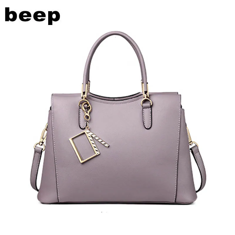 

BEEP designer bags famous brand women bags 2020 new luxury handbags women bags cowhide women leather shoulder bag fashion bag
