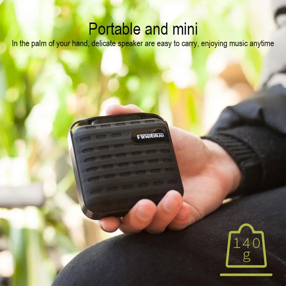 Fineblue MK-16, регулятор баса, металлический Bluetooth беспроводной динамик hifi портативный Беспроводной приемник Поддержка наушники-вкладыши TWS с устройство Hands Free звонков сабвуфер