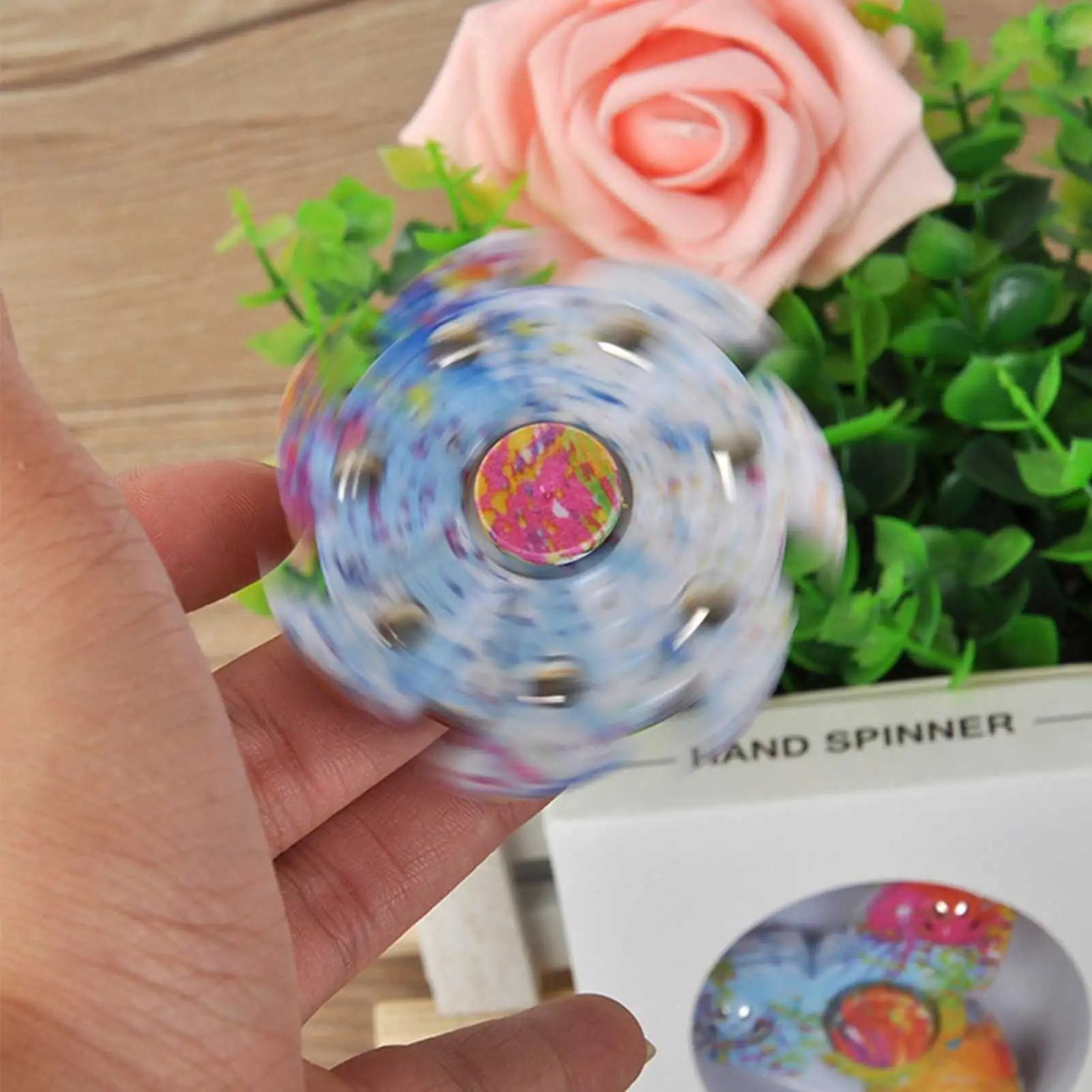 Креативный Спиннинг для снятия стресса инновационная цветопередача интересная