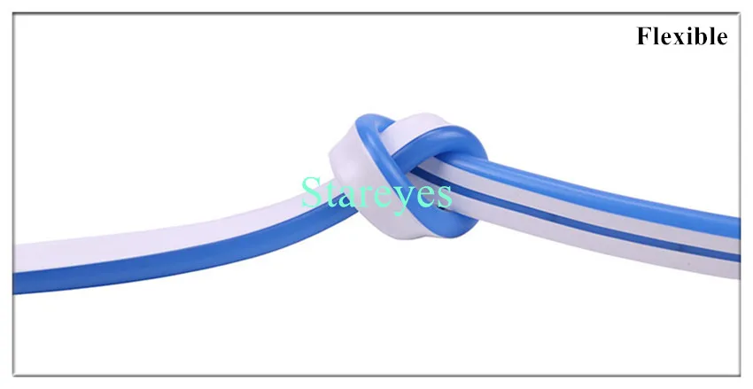 Светодиодный гибкий неоновый светильник SMD 2835 120 светодиодный/м 5 м 12 В 12 В Светодиодная лента Водонепроницаемая гирлянда декоративная неоновая веревка ленточный светильник