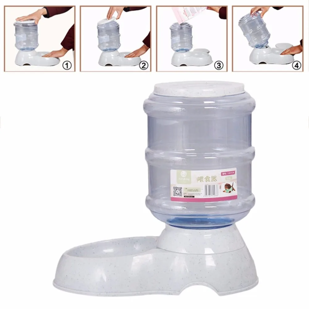 Зоотовары Автоматический Дозатор для собак кормушка воды миски кормления и