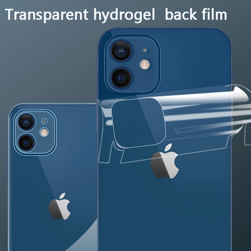 

2pcs Clear Back Film Hydrogel for IPhone11pro 12pro 12promax Anti-scratch Full Body Edges Sides Hydrogel Film Screen Sticker