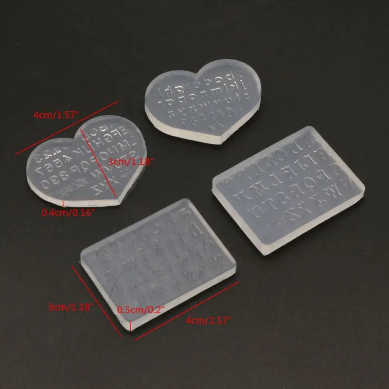 

2Pcs 3mm Small Size Numbers Letters Mold Pendant Resin Silicone Molds Resin Message Fillings Making Jewelry Making Tools