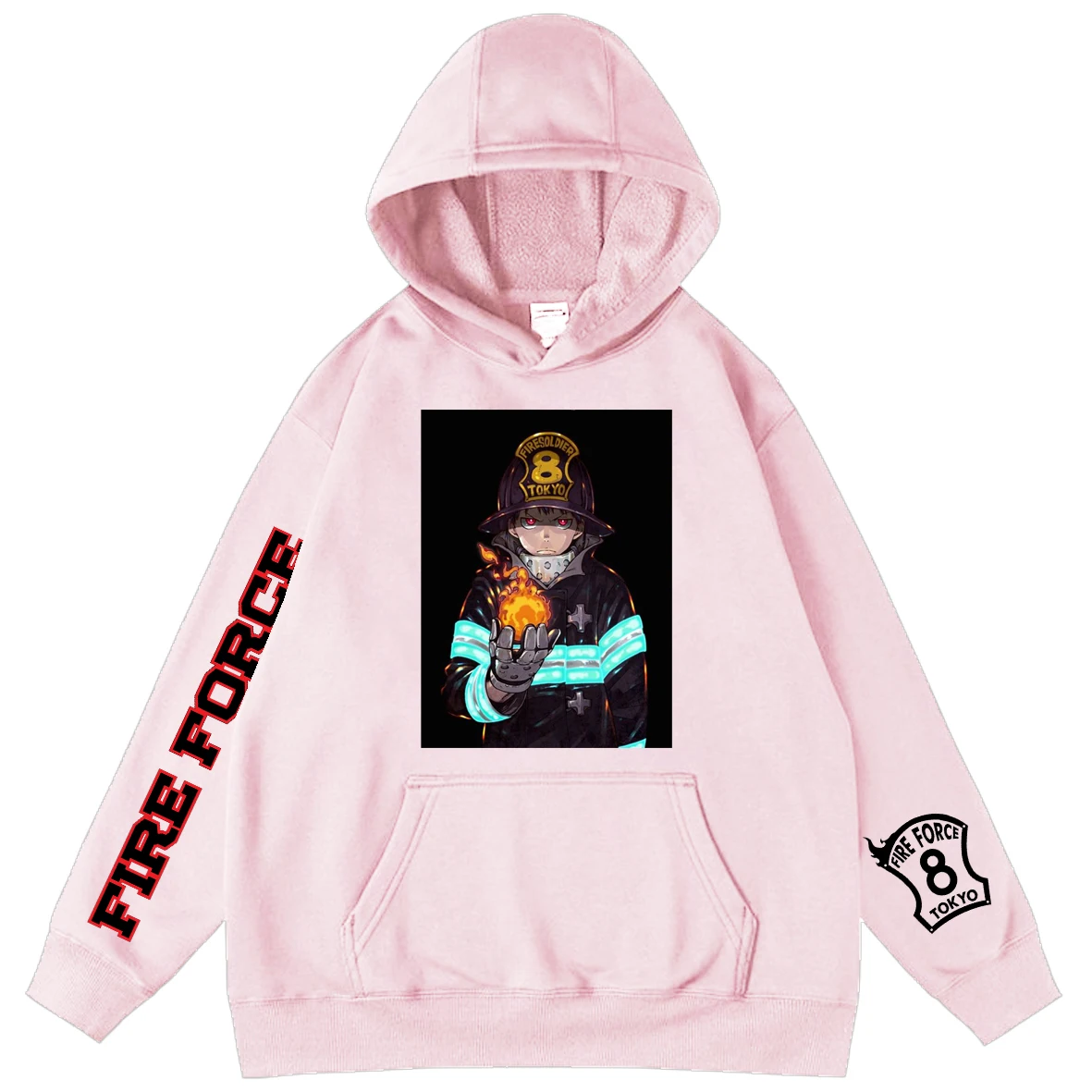 

Fire Force Letter Printed Baby Boy Clothes Hoodie Sweatshirt Children's Clothing Boy Oversized Hoodies New Manga Sweatshirts