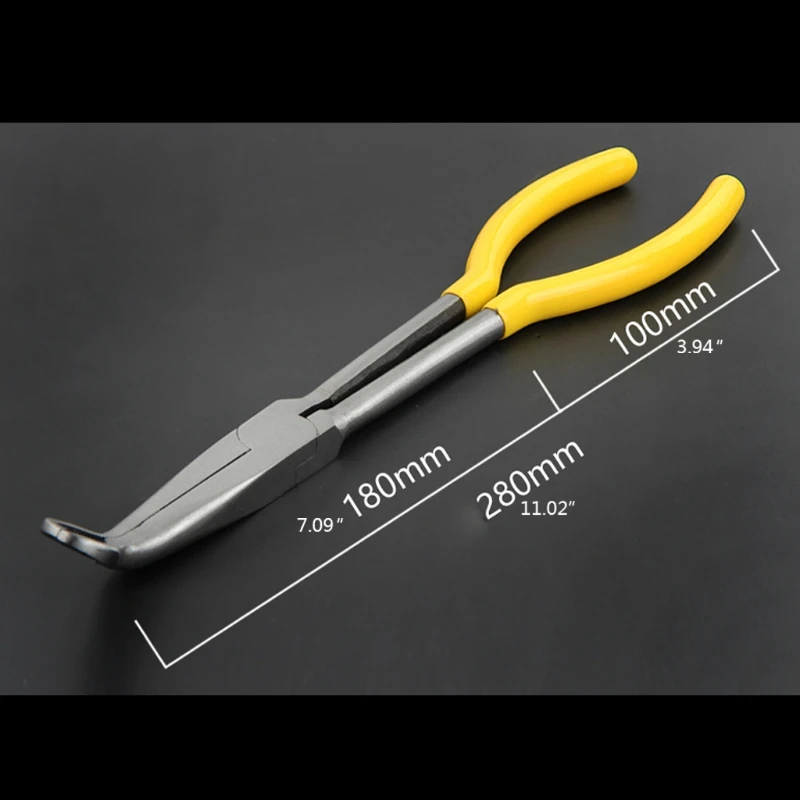 

Car Spark Plug Wire Removal Pliers Long Nose Cylinder Cable Clamp Removal Tool G6KC