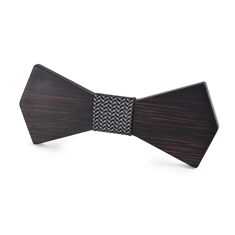 Прямая поставка аксессуары для мужчин модный деревянный галстук-бабочка
