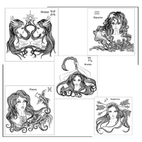 constellation girl clear stamps scrapbooking crafts decorate photo album embossing cards making clear stamps new