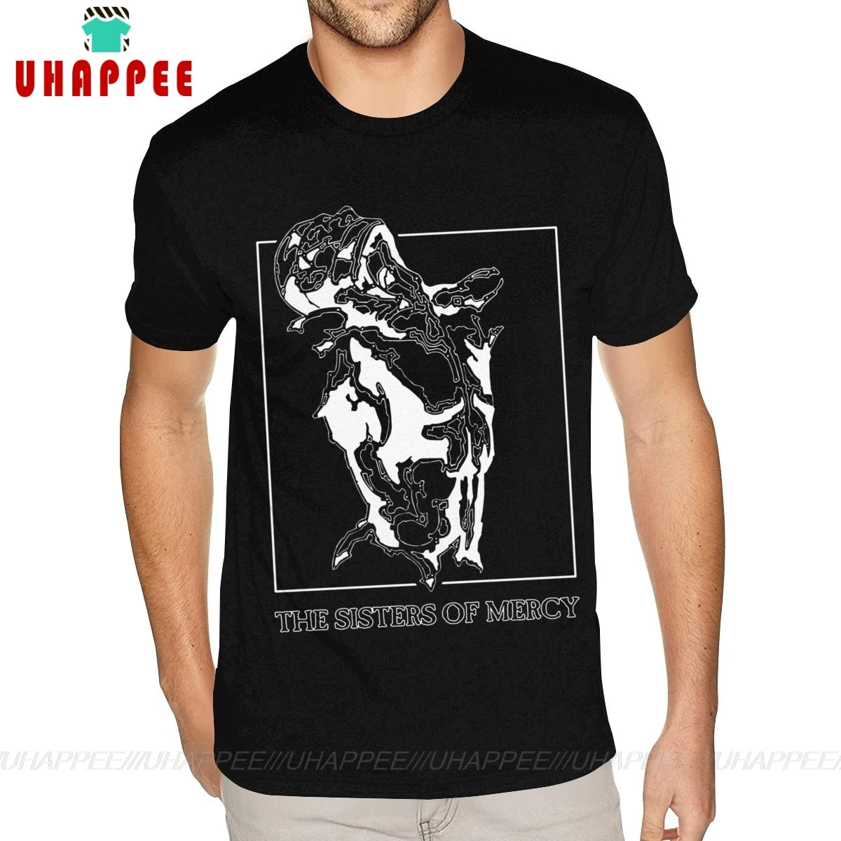 Мужские рубашки с коротким рукавом и круглым вырезом из чистого хлопка | Мужская