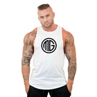 Muscleguys хлопковые майки для спортзала, мужские майки без рукавов, Мужская одежда для бодибилдинга, нижняя рубашка, жилет для фитнеса