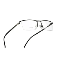 2022 titanium alloy glasses frame men half metal prescription eyeglasses frame myopia computer optical frame eyewear eye glasses